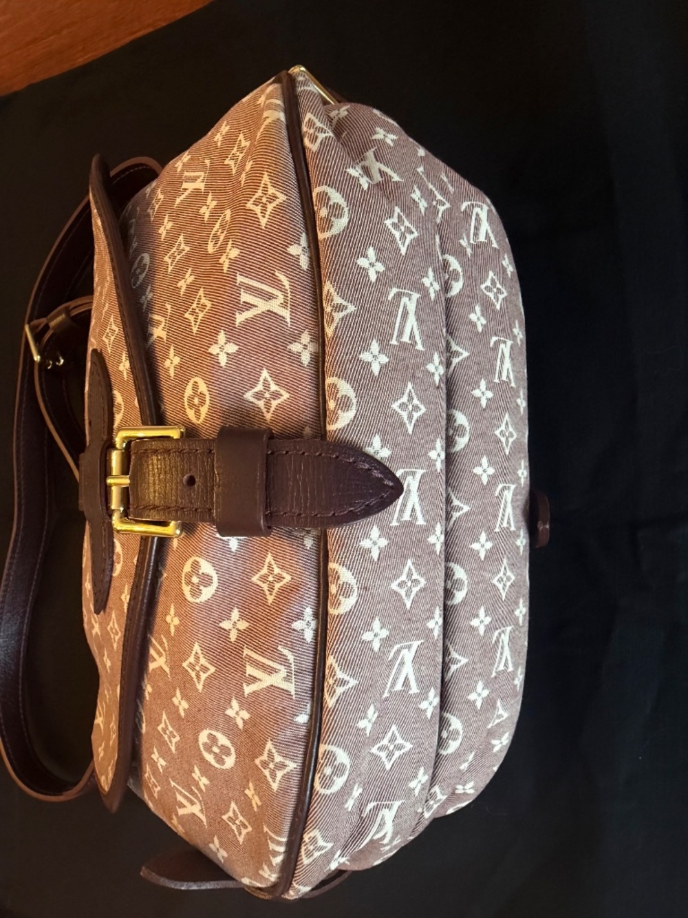 Louis Vuitton Vintage 2012 Sepia Monogram Idylle Saumur PM 20 Canvas Crossbody - Picture 15 of 16